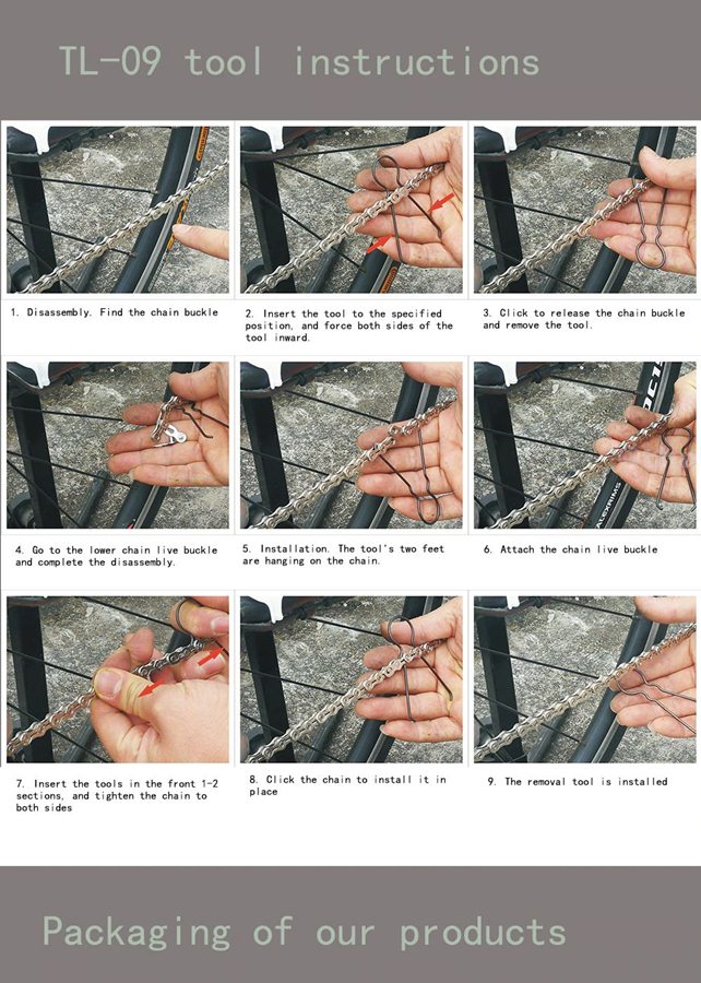 ข้อต่อโซ่ปลดเร็วจักรยาน TOOPRE/AQQ คีมปลด 6 7 8 9 10 11 12 สปีด