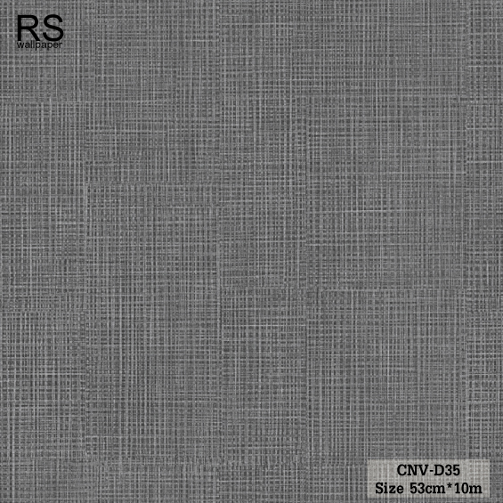 วอลเปเปอร์ ลายกระสอบผ้า สีเทาเข้ม CNV-D35