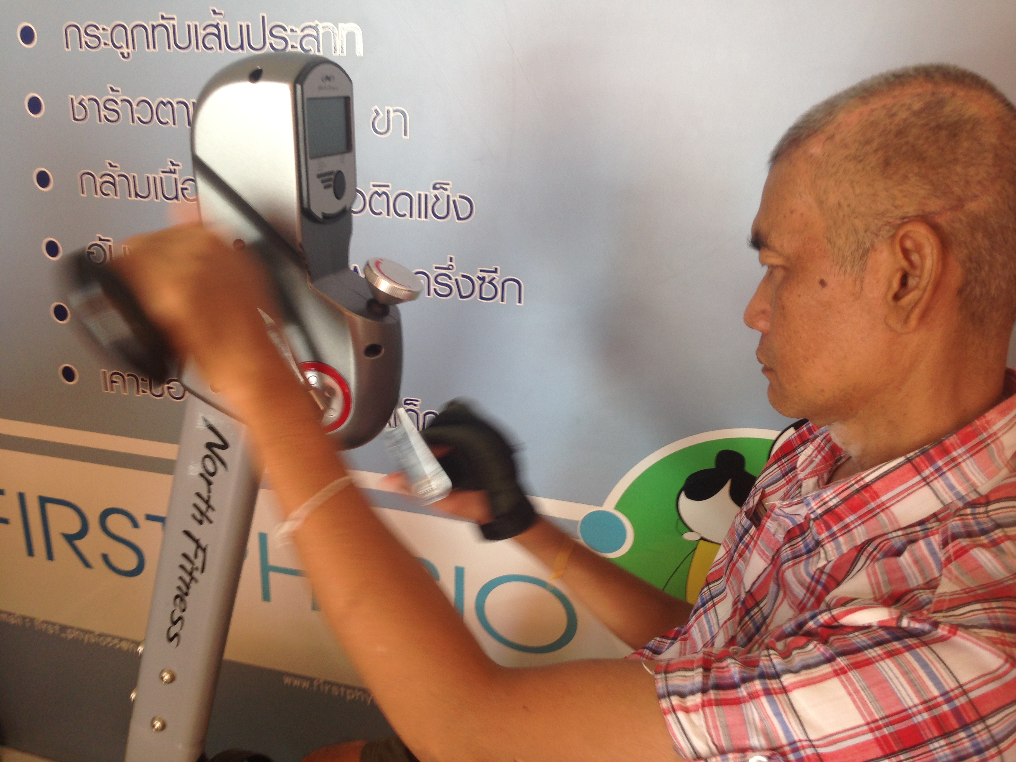 ถุงมือจักรยานกายภาพ (Bicycle Hand Support)/ถุงมือปั่นจักรยาน/ถุงมือออกกำลังกาย/ถุงมือกายภาพ