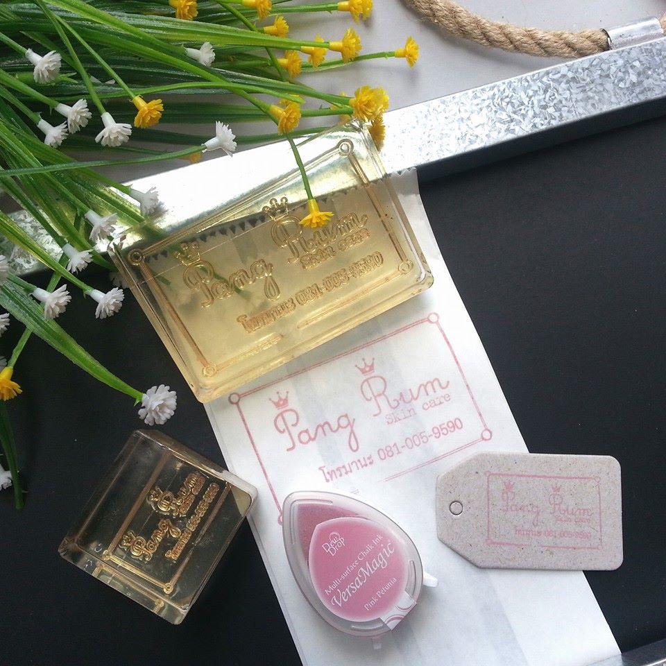 ผลงานออกแบบตรายาง ตราปั๊มใส