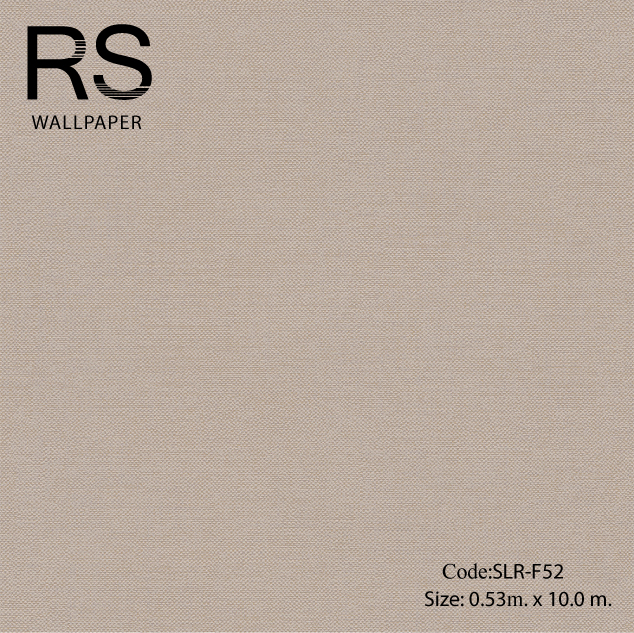 วอลเปเปอร์เทกเจอร์เม็ดโฟมสีน้ำตาลพื้นน้ำตาลอมเหลือง SLR-F52