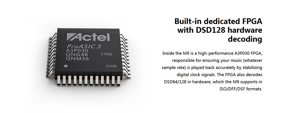ขาย FiiO M9 DAP ชิป AKM AK4490EN x2 ตัว รองรับ Hi-Res , Bluetooth 4.2 , Native DSD , LDAC