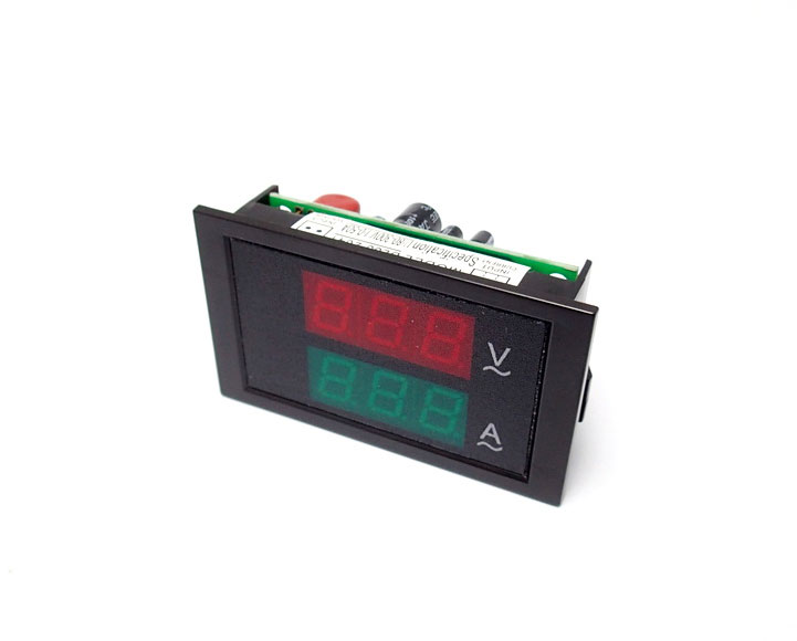 AC Digital Voltmeter / Ammeter 80-300V 0-100A LED [Red/Green] External CT