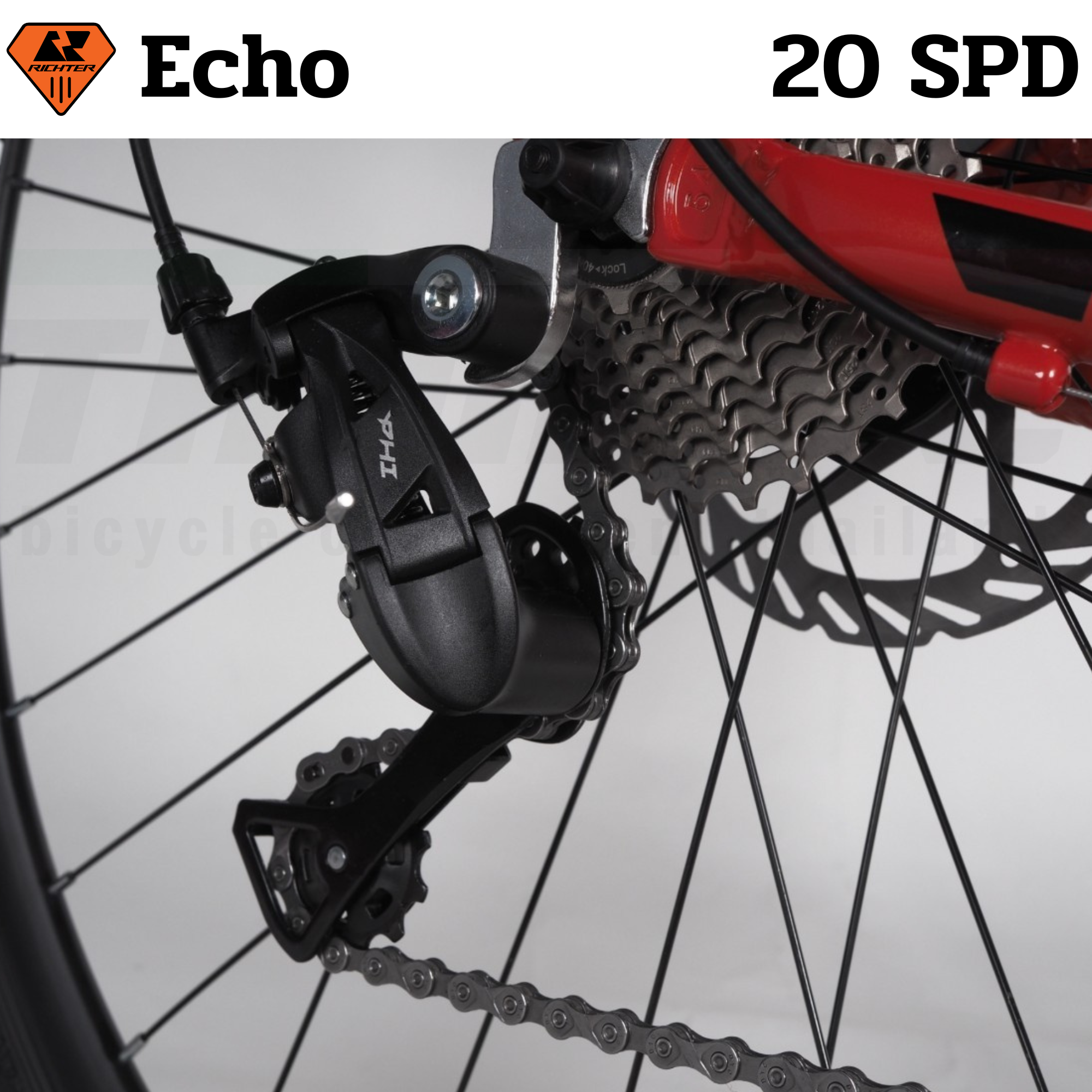 จักรยานเสือหมอบดิสก์เบรค Richter Echo อลูมิเนียม 20SPD 700C