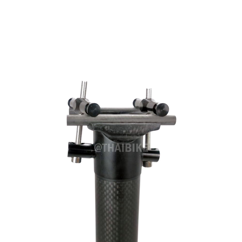 หลักอานรถพับคาร์บอน EC90 แบบยาวพิเศษ หลักอานจักรยานสุดเบา