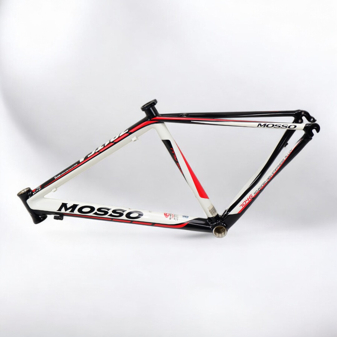 เฟรมจักรยานเสือหมอบ MOSSO 791TCA 700C อะลูมิเนียม Alu7046 พร้อมตะเกียบคาร์บอน น้ำหนักเบา (ขนาด 44/47/50/53ซม.)