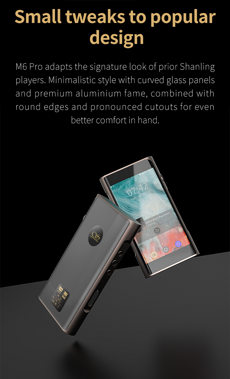 ขาย SHANLING M6 Pro DAP พกพาชิป Dual AK4497EQ รองรับ 32bit/768kHz , Dual Hi-Res