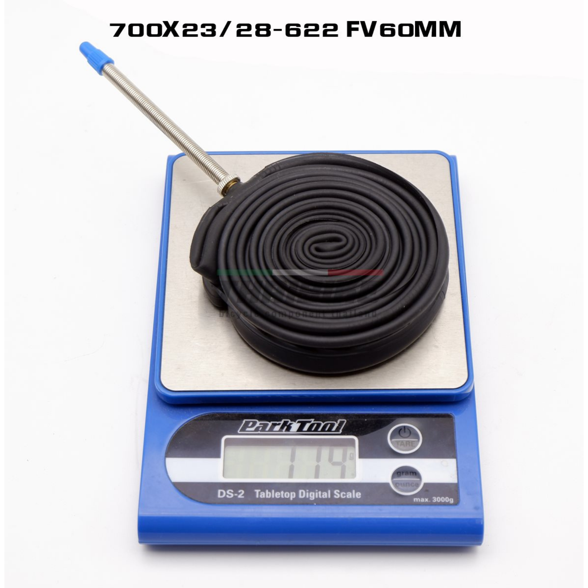 ยางในจักรยานเสือหมอบ VEE TIRE CO ขนาด700X23/28 48 60 80มม. STANDARD TUBE รุ่นกล่องสีขาวฟ้า