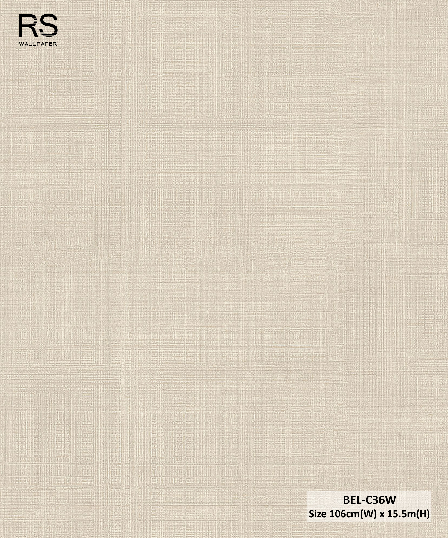 วอลเปเปอร์ สีเทา BEL-C36W