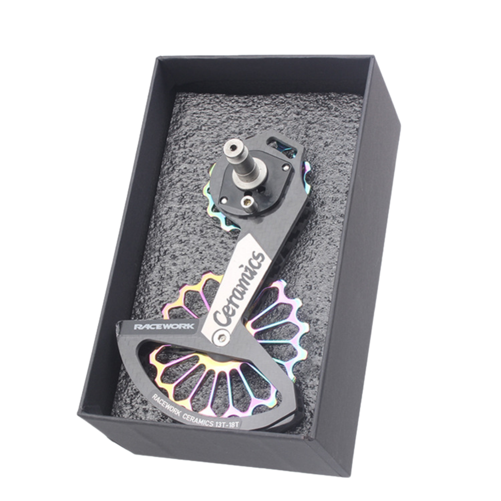 ตีนผีแต่ง ขาแต่งตีนผีเซรามิค RACEWORK รุ่น รองรับ SHIMANO R7000/R8000/R8050/R8070/R9170/R9150/R9100