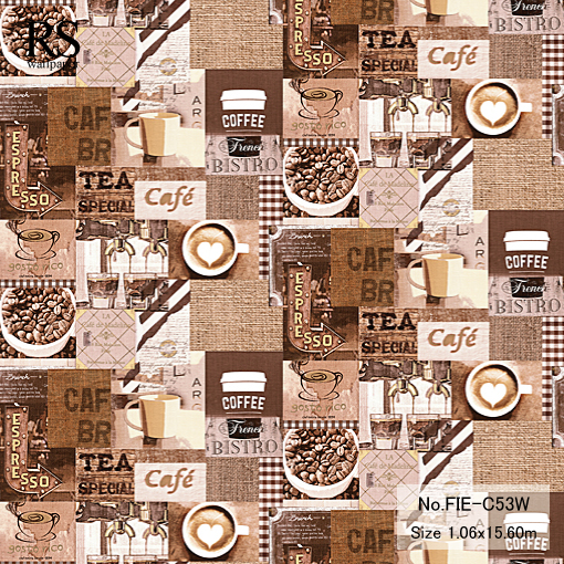 วอลเปเปอร์ ร้านกาแฟ No.FIE-C53W