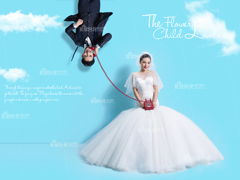 PW400- **พรีออเดอร์**ชุดคู่ถ่ายพรีเวดดิ้ง (prewedding dress) & ชุดแต่งงานแฟนซี (Fancy wedding dress)ชายหญิง "ธีมสีขาว"