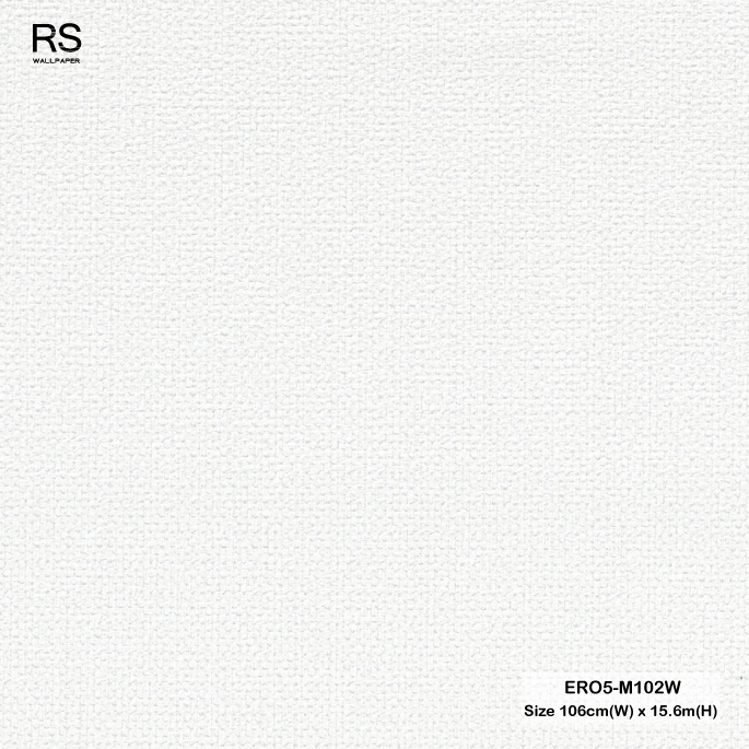 วอลเปเปอร์สีขาวอมเทาอ่อน ERO5-M102W