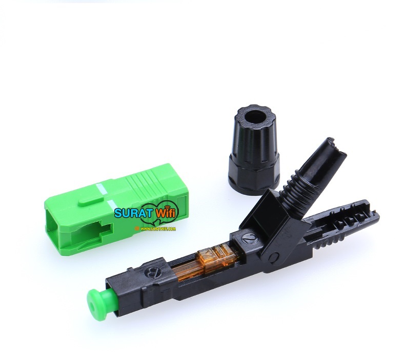 SC Fast Connector สำหรับเข้าหัวสาย Fiber Optic (แบบหัว)
