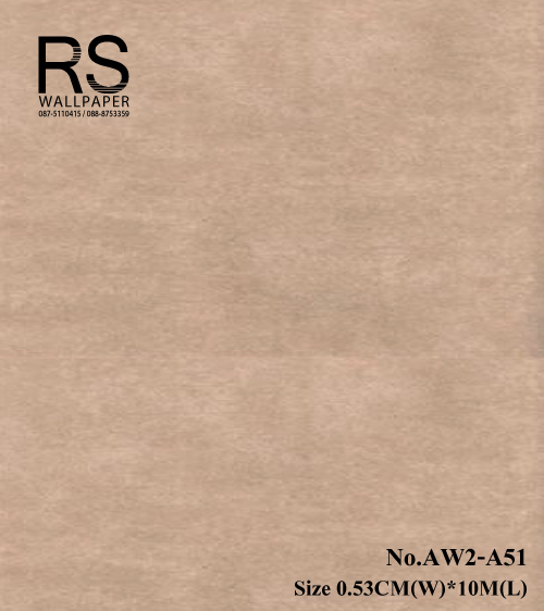 วอลเปเปอร์สีพื้นน้ำตาล แท็กเจอร์ปูนกึ่งเงากึ่งด้าน AW2-A51