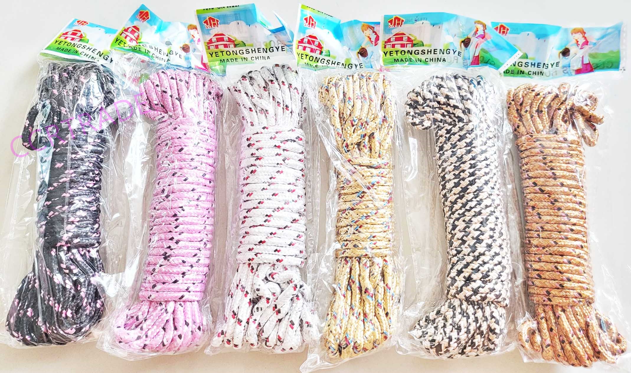 เชือกพาราคอร์ดสีสด 5 ม.ถุง