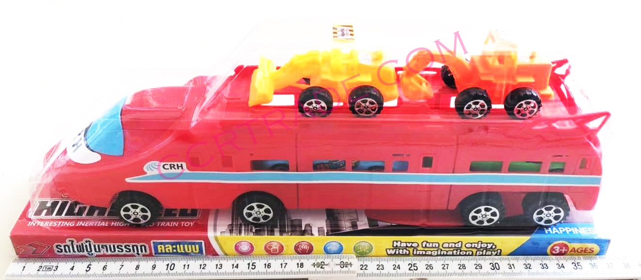 รถไฟจรวดบรรทุกรถ 4 คันฝาครอบ 37.5 ซม.(1x3)