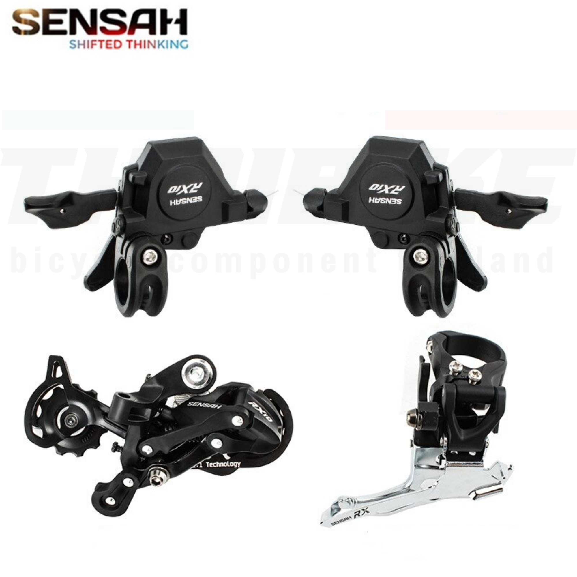 ชุดขับจักรยานเสือภูเขา ยี่ห้อ SENSAH RX10 2X10SPD 3X10SPD