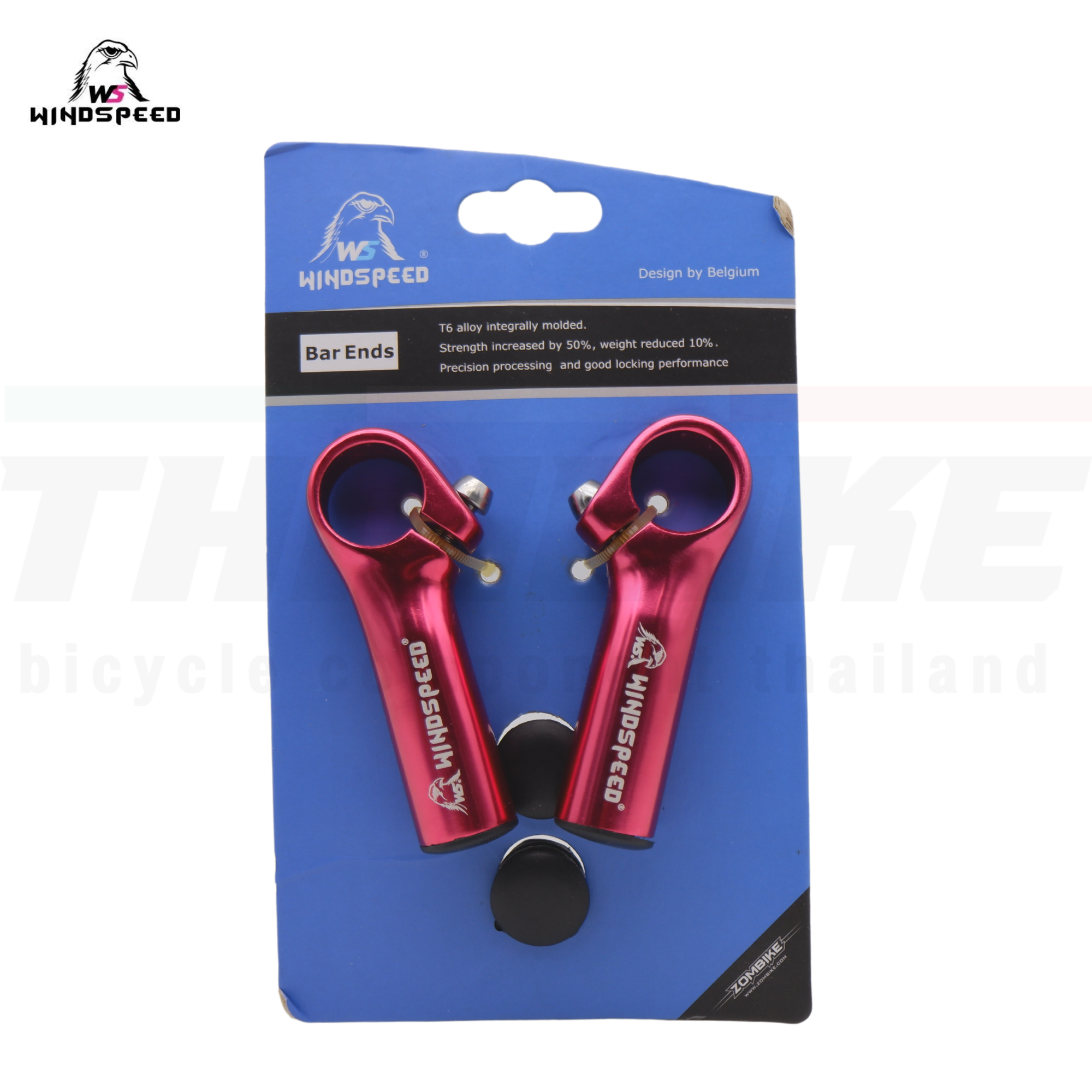 บาร์เอนติดจักรยานแบบอลูมิเนียม CNC ยี่ห้อ WINSPEED BELGIUM