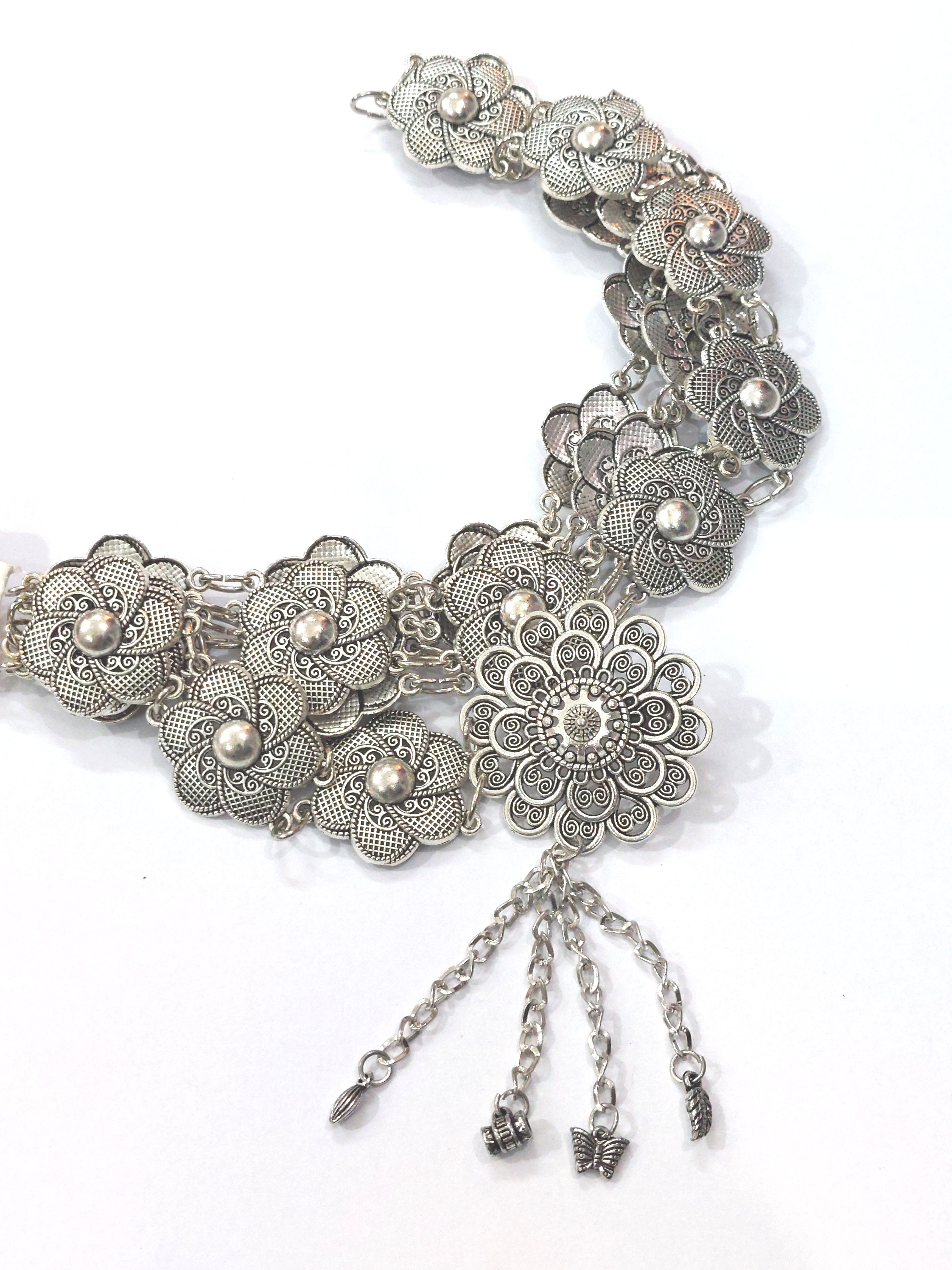 เข็มขัดโลหะสีเงินรมดำ #เข็มขัดโลหะ #เข็มขัดโหละโซ่ #เข็มขัดลาว #เข็มขัดใส่กับผ้าซิ่น #เข็มขัดใส่กับกับผ้าไทย