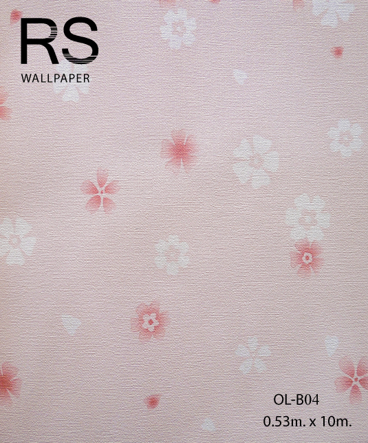 วอลเปเปอร์ลายดอกไม้ OL-B04