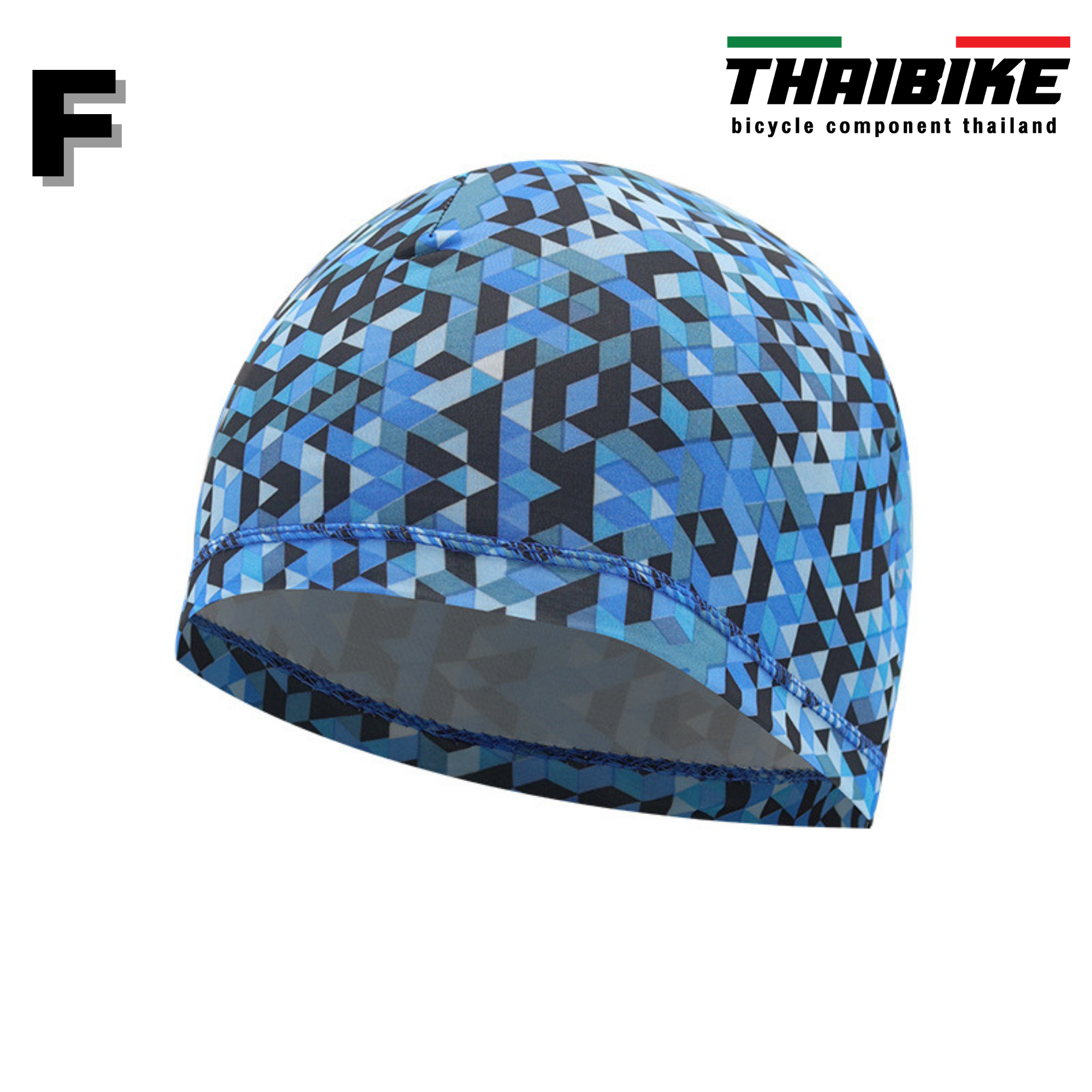 ผ้าคลุมหัวกันเหงื่อ ปั่นจักรยาน ออกกำลังกาย ขี่มอเตอร์ไซต์ ผ้ารองหมวกกันน็อค THAIBIKE