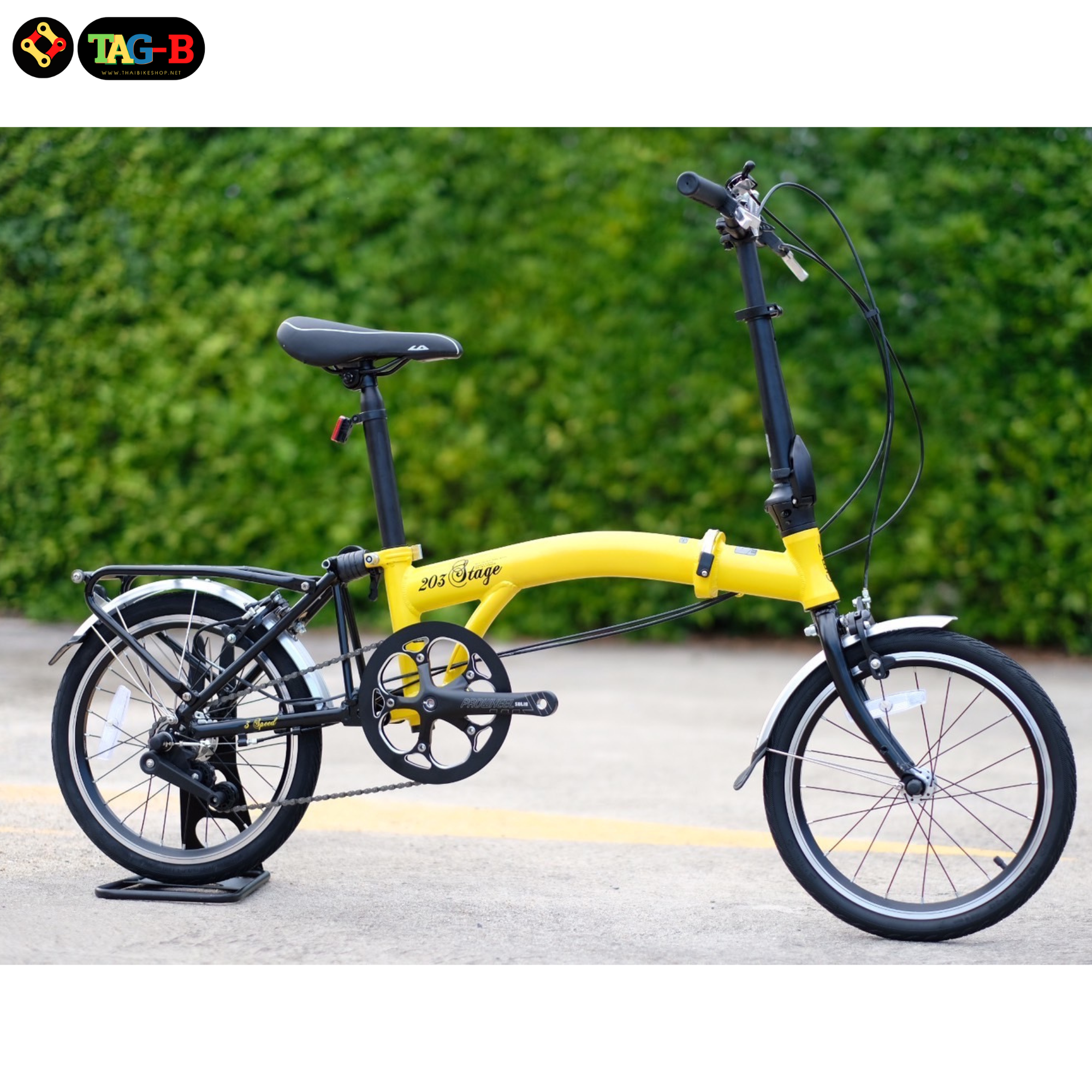 รถจักรยานพับเกียร์ดุม LA NEO STAGE 3 สปีด/SINGLE SPEED (สินค้ามีตำหนิที่ตะแกรงหลังทุกคัน)