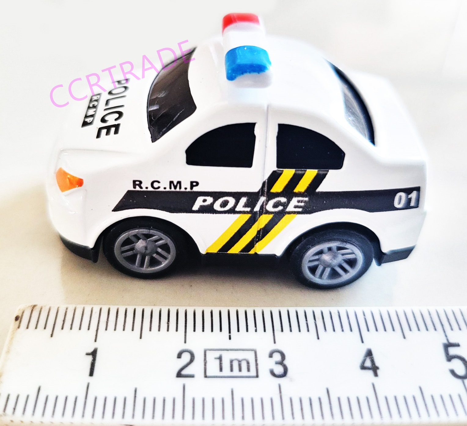 รถเหล็กโมเดลตำรวจ มีลานกล่อง 23.5 ซม.