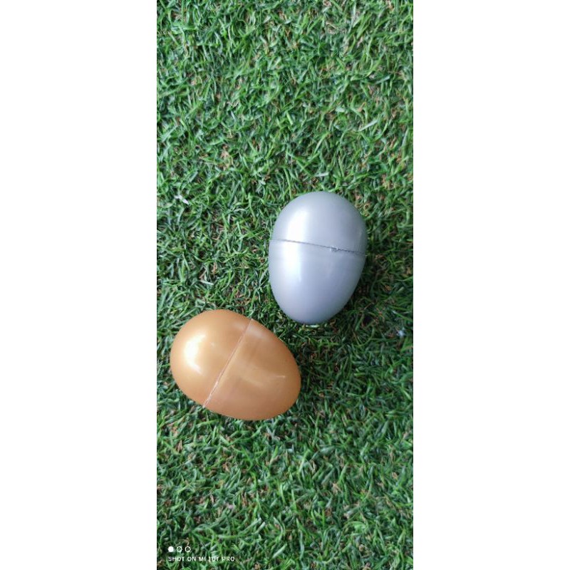 ไ่ข่ทอง ไข่เงินขนาดเท่าไข่ไก่ ไข่จับฉลาก พร้อมส่ง ไข่หลากสี