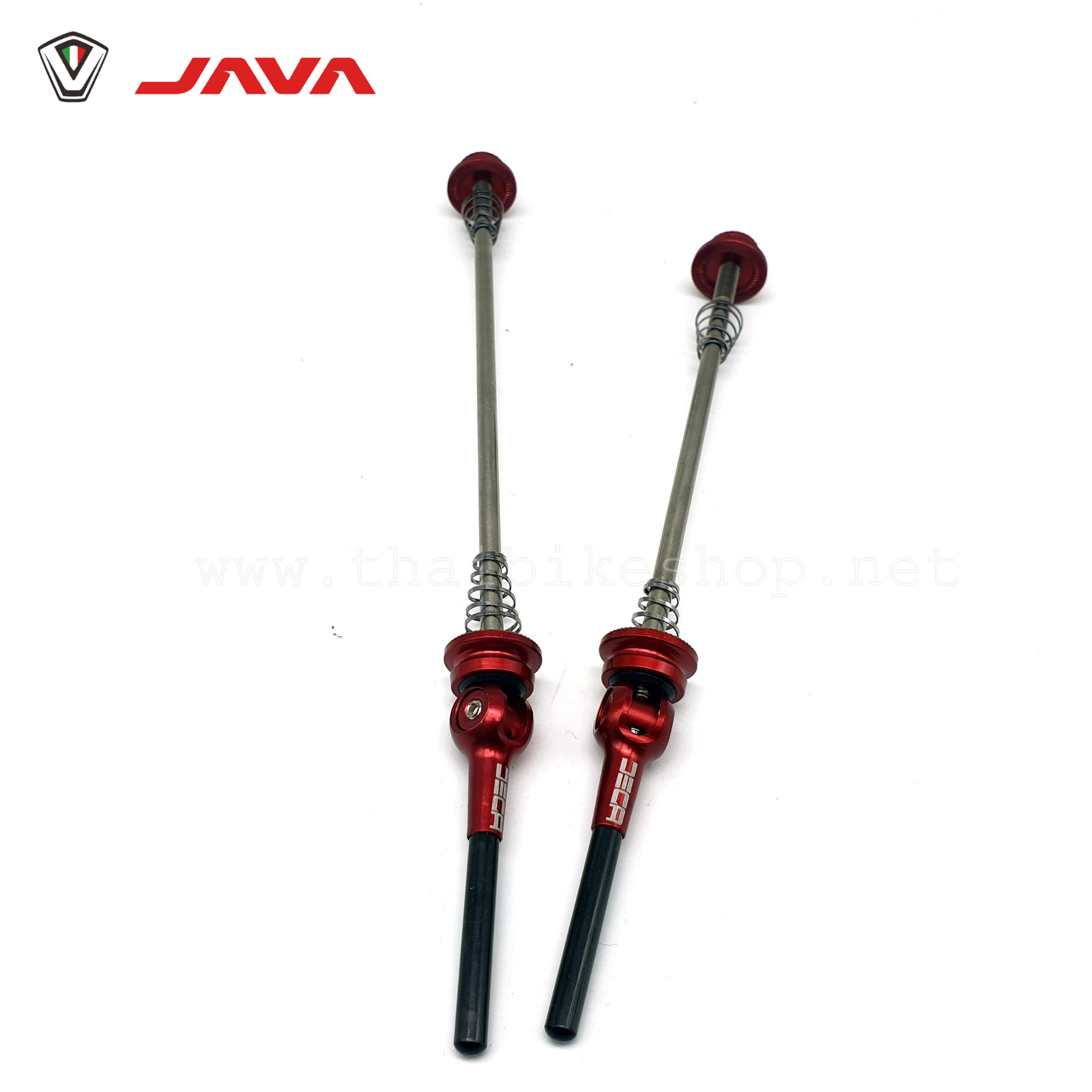 แกนปลดล้อจักรยานเสือหมอบ DECA หัวคาร์บอน หนัก 44 กรัม แกนไทเทเนี่ยม