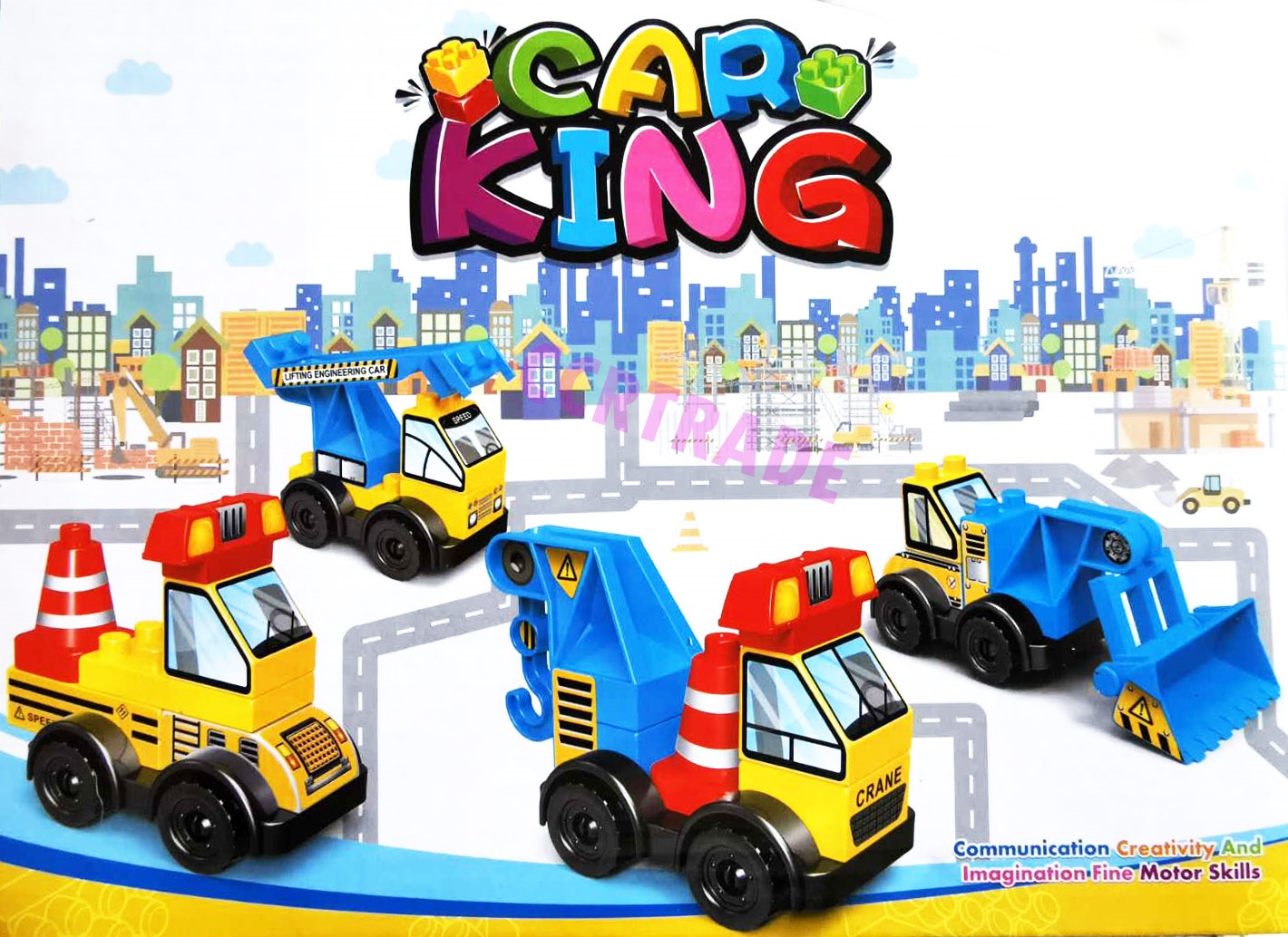 ไข่ตัวต่อแม็คโครใหญ่ 7x9.5 ซม.กล่อง(1x24)