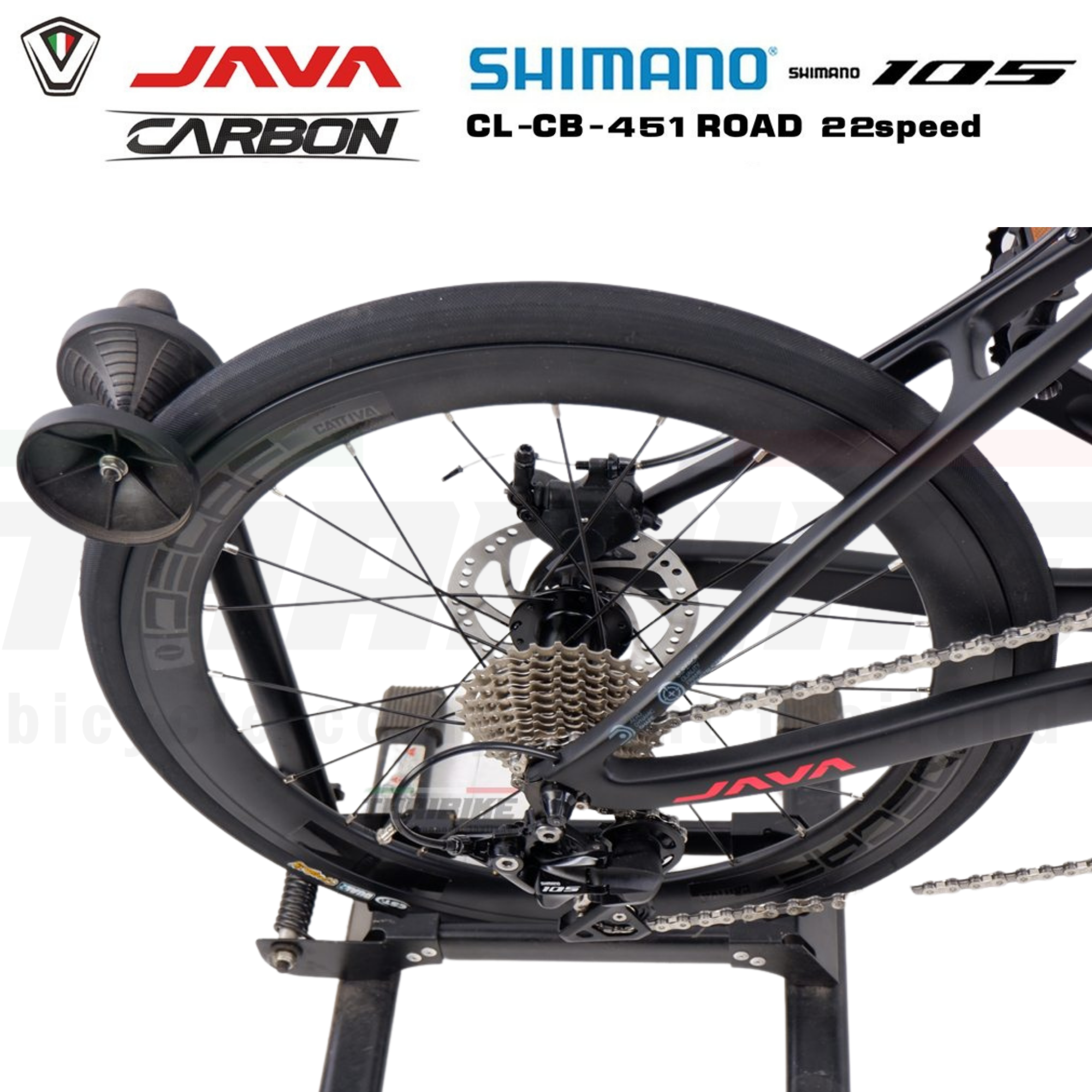 จักรยานเสือหมอบมินิคาร์บอน JAVA MINI CARBON CL SHIMANO 105 EDITION