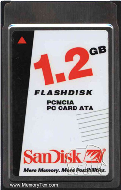 Sandisk PCMCIA Flash Card 1.2Gb