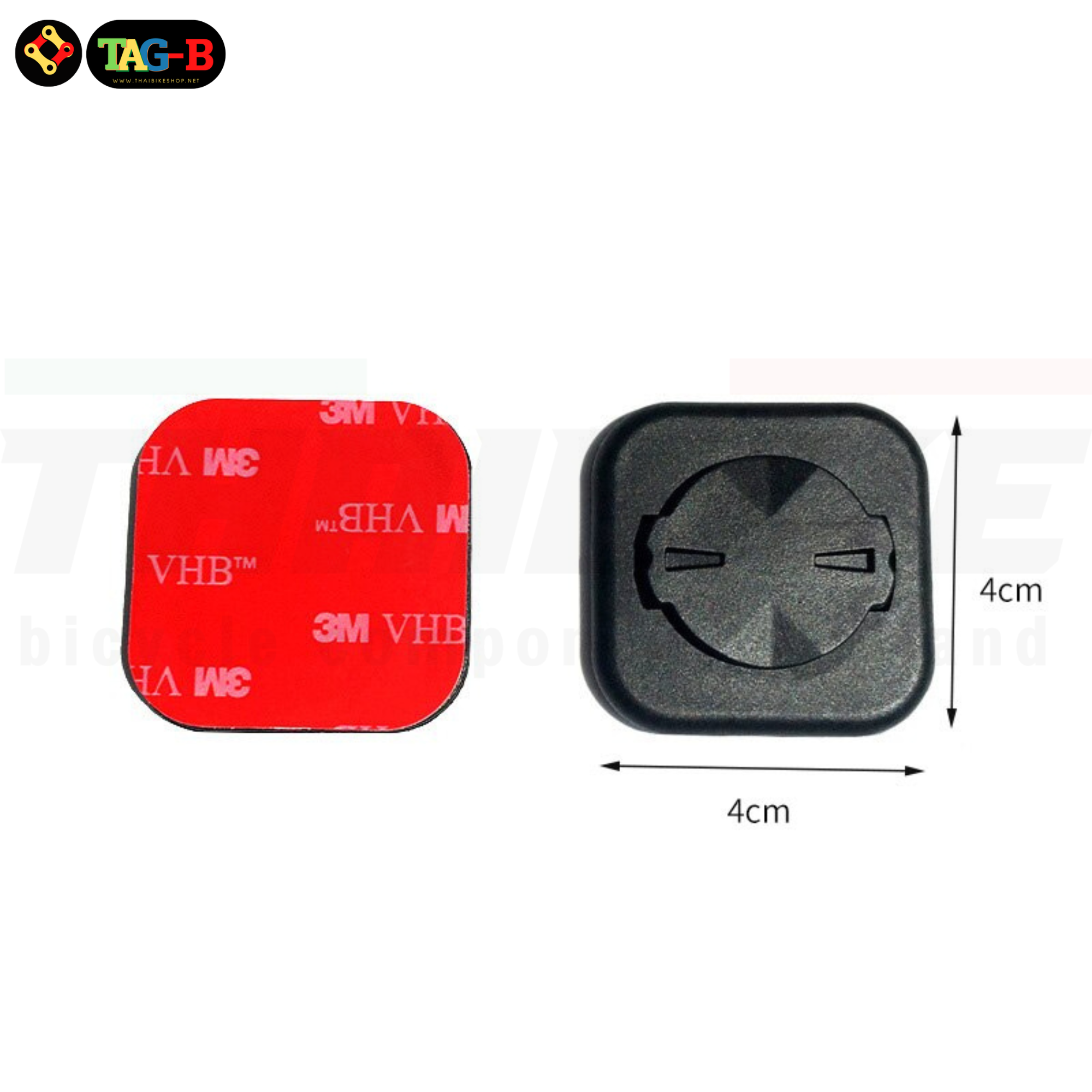 แผ่นแปะติดมือถือกับขาไมล์จักรยาน TAG-B ติดมือถือกับขาการ์มิน