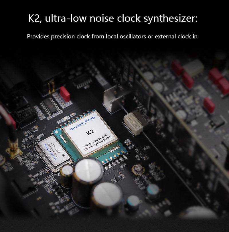 Gustard A26 DAC ตั้งโต๊ะชิป AK4499EX x2 + AK4191 รองรับ MQA, Roon bridge ประกันศูนย์ไทย