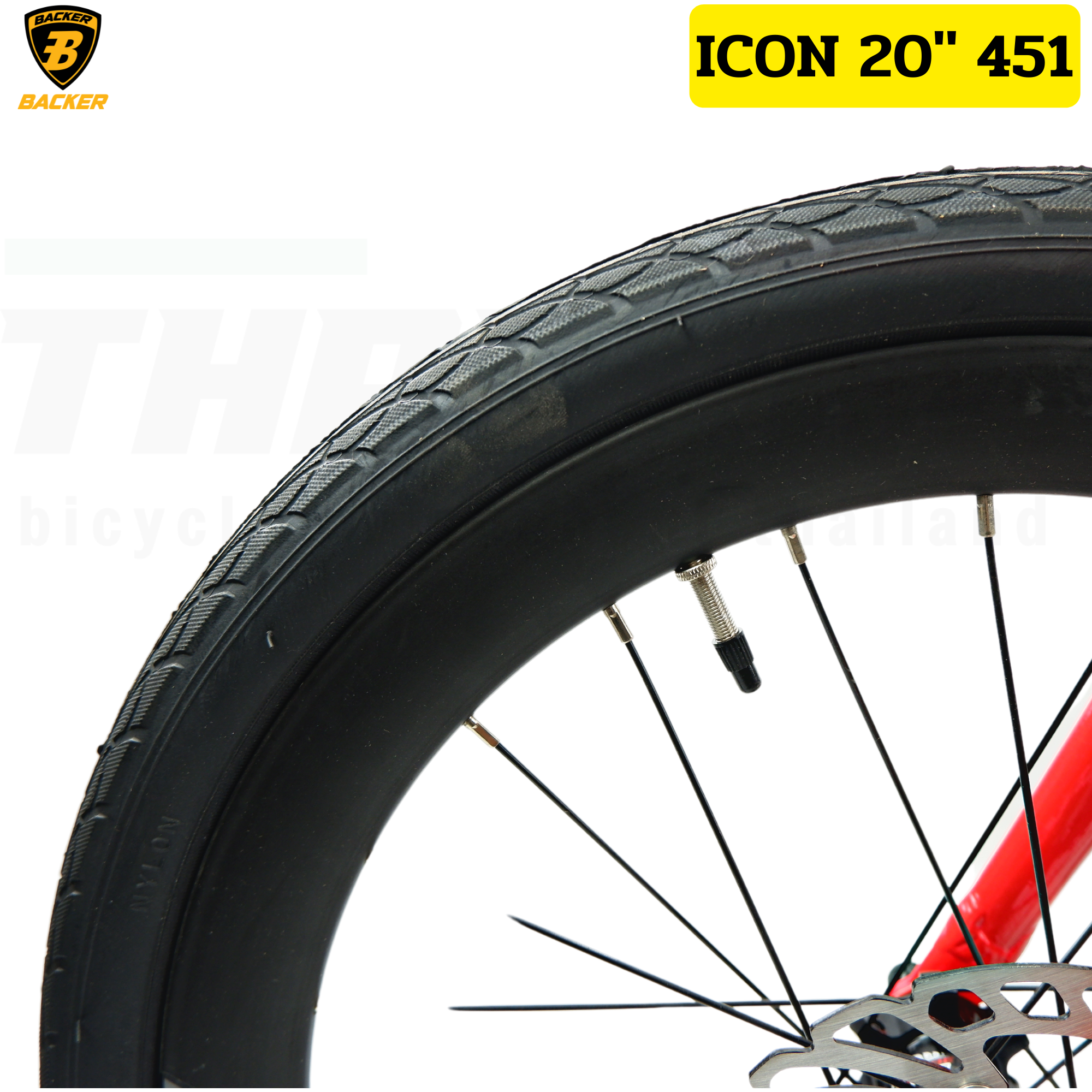 จักรยานพับได้ BACKER ICON 20 451 SHIMANO TIAGRA