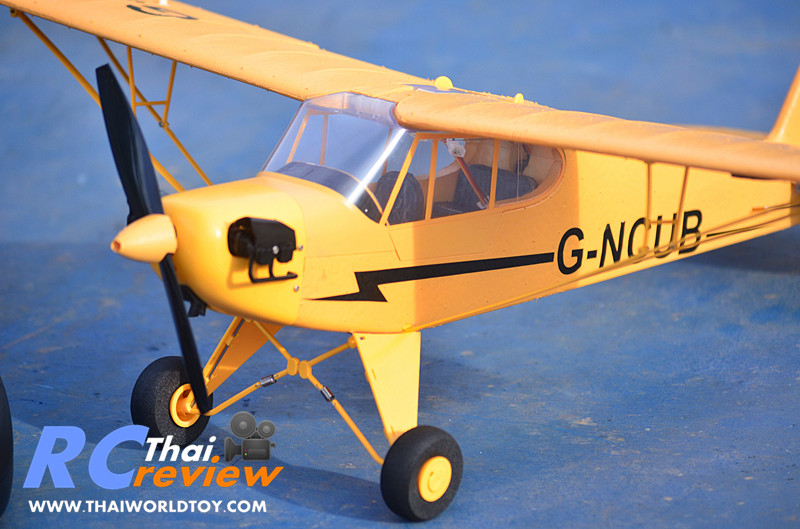 Piper J3 SuperCub 650mm.4Ch 3d6g Brushless Motor