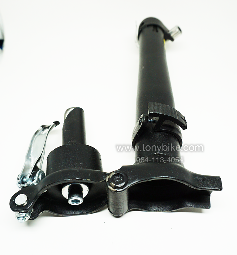 คอรถจักรยานพับ สีดำ