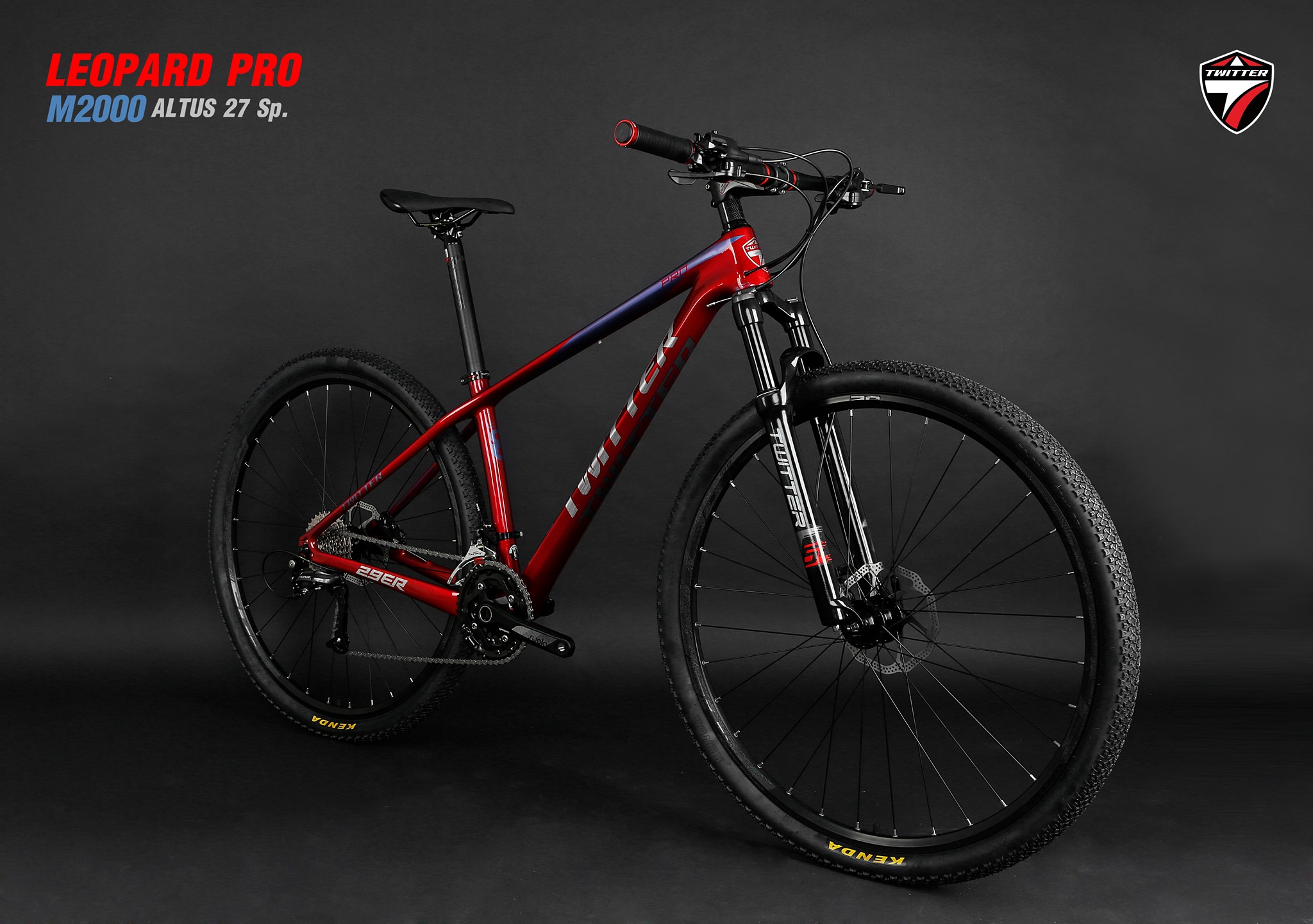 จักรยานเสือภูเขาคาร์บอน รุ่นใหม่จาก Twiter Bike รุ่น LEOPARD PRO M2000