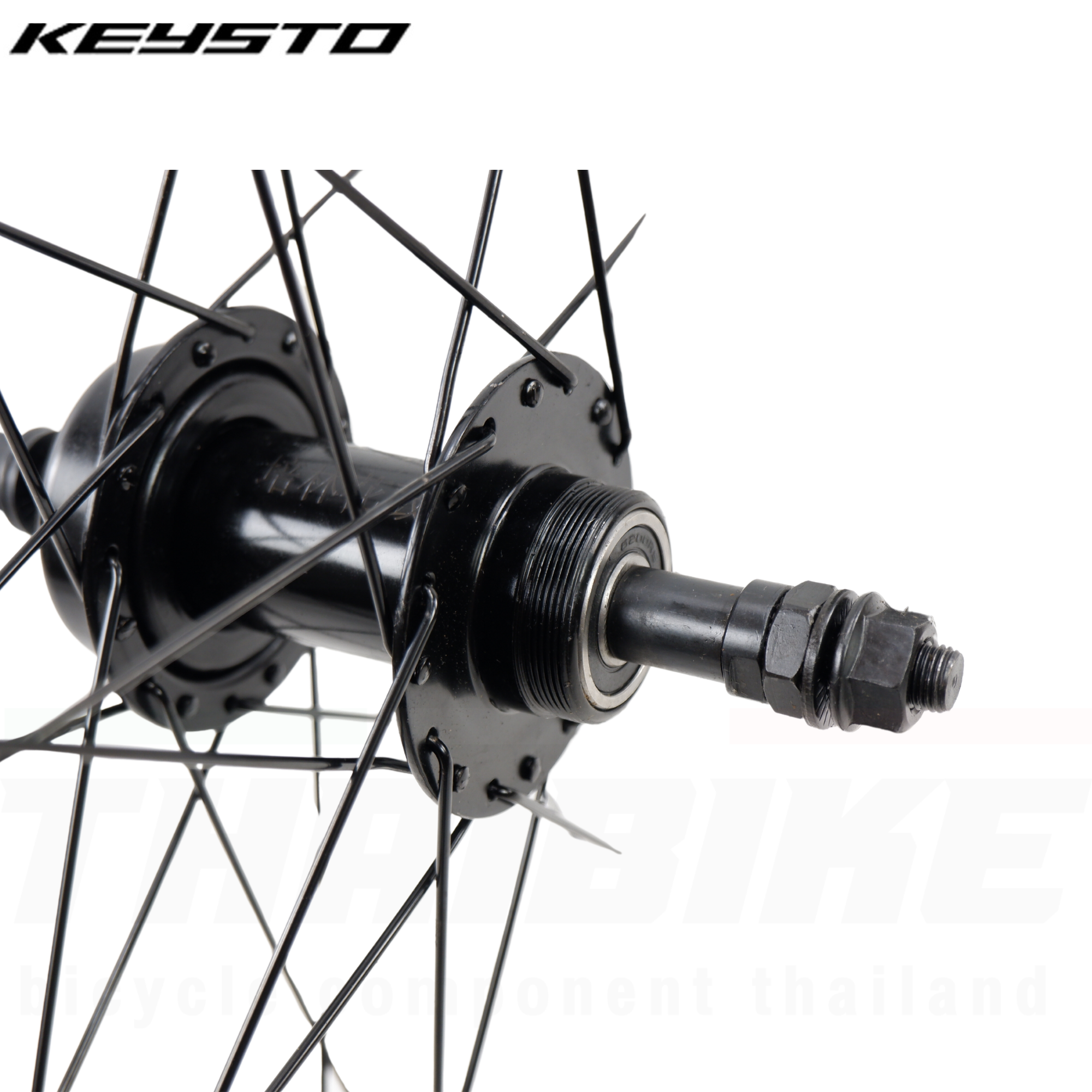 ชุดล้อจักรยานสำเร็จเสือภูเขา KEYSTO KS007 ล้อ 26 นิ้ว หน้า+หลัง