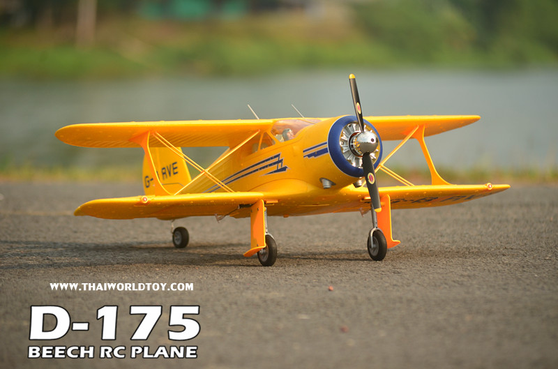 ฺBEECH D-175 RC PLANE เครื่องบินบังคับปีกสองชั้น