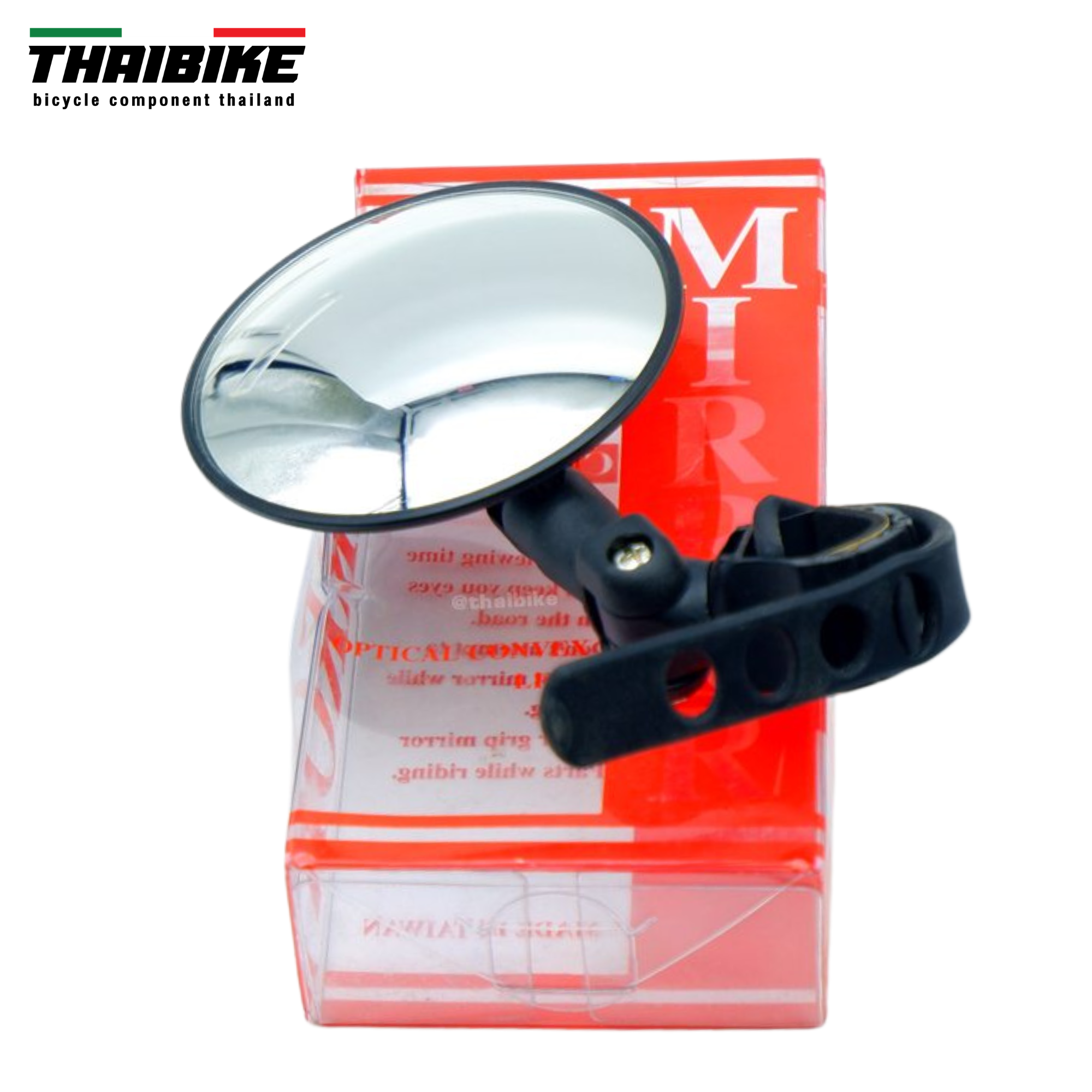 กระจกจักรยาน 3D-BIKE แบบสายรัด ขนาดใหญ่พิเศษ ติดได้ทั้งซ้ายและขวา