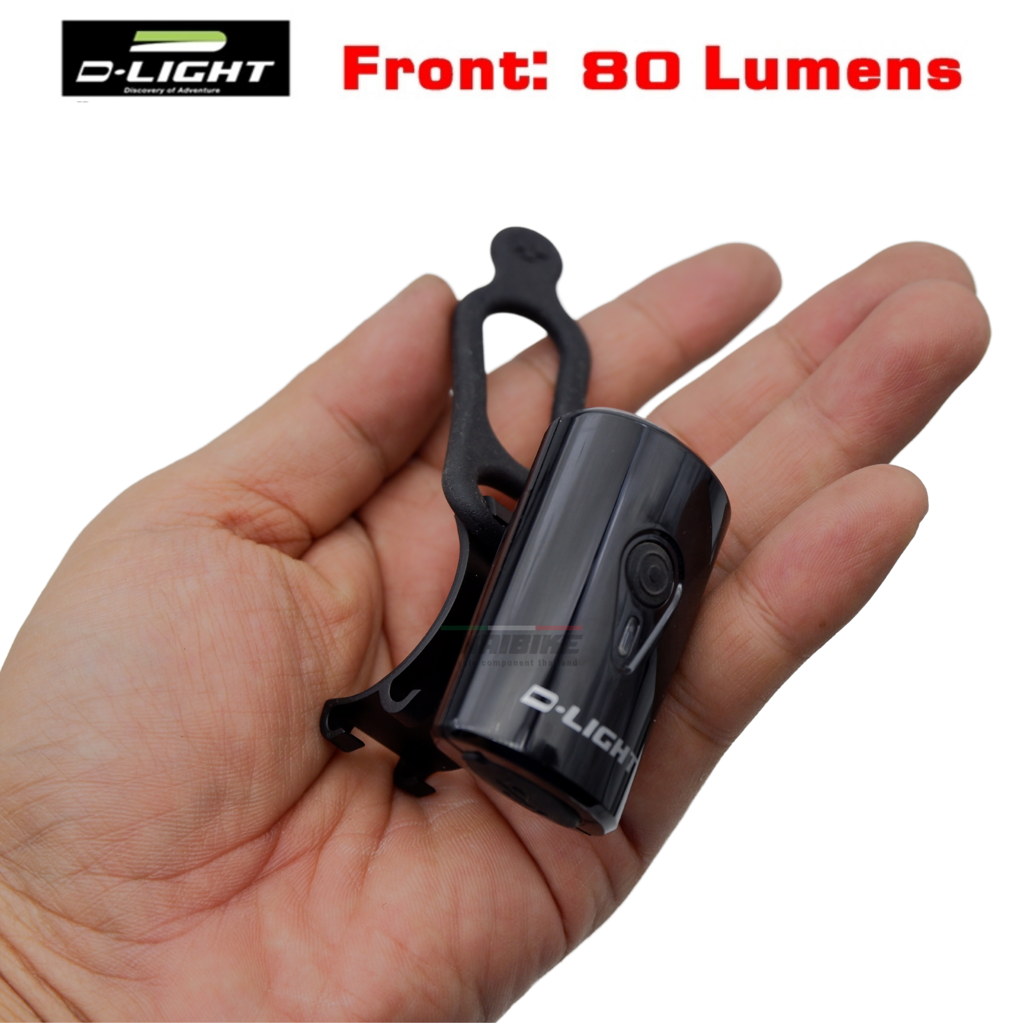 ไฟหน้าจักรยาน d-light CG-211W (งานไต้หวัน) USB