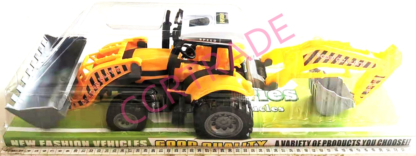 รถแม็คโคร 2 หัว มีลานฝาครอบจัมโบ้ 15x45 ซม.(1x3)