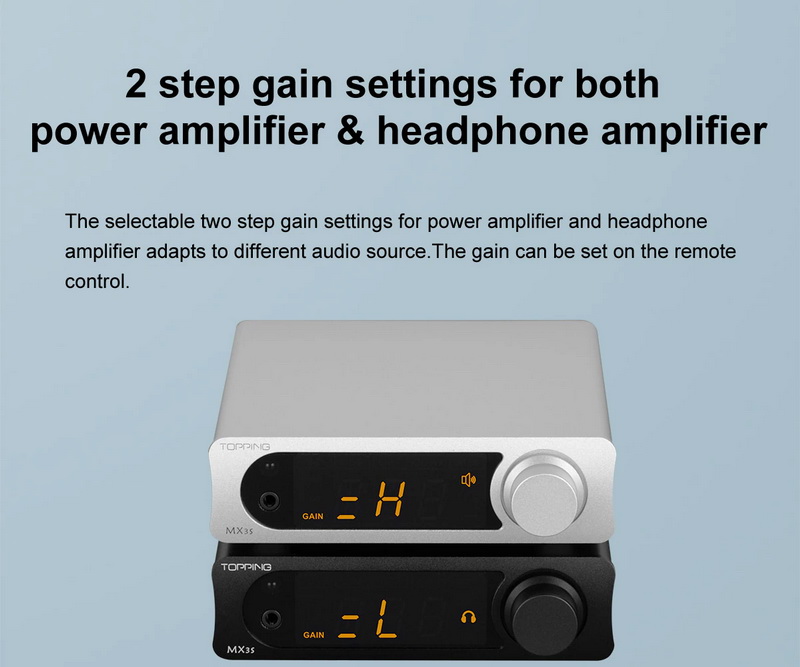 Topping MX3S DAC/AMP ตั้งโต๊ะแบบออลอิลวันพร้อมรีโมทควบคุม ประกันศูนย์ไทย