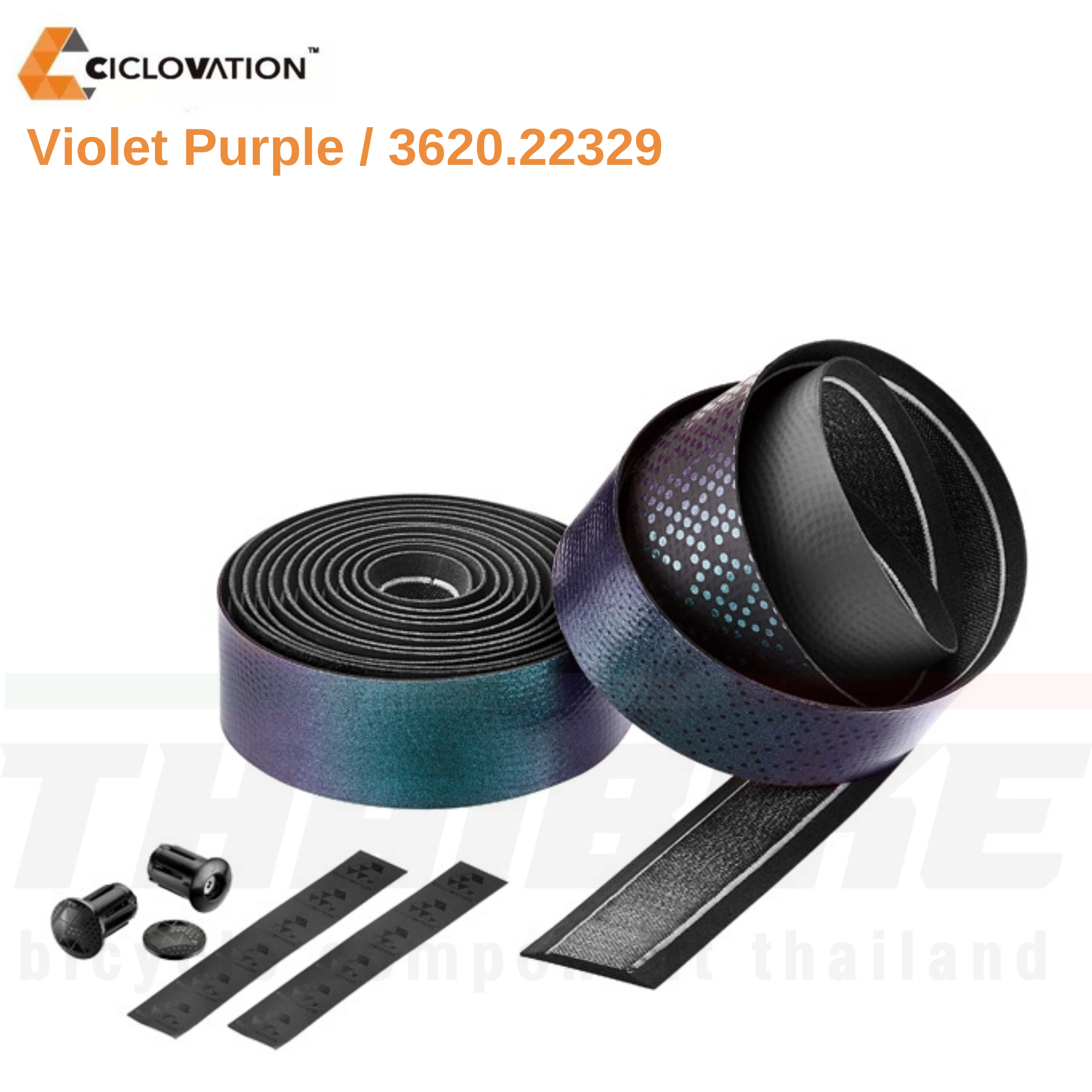 ผ้าพันแฮนด์จักรยาน CIclovation Advanced Bar Tape with Leather Touch - Chameleon