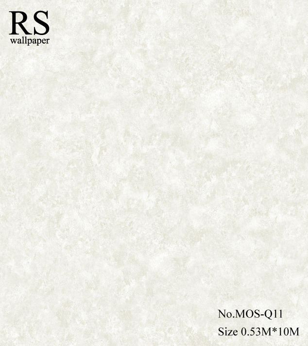 วอลเปเปอร์ลายปูนเปลือยโทนสีน้ำตาลอ่อนมีกลิตเตอร์สีเงิน MOS-Q11