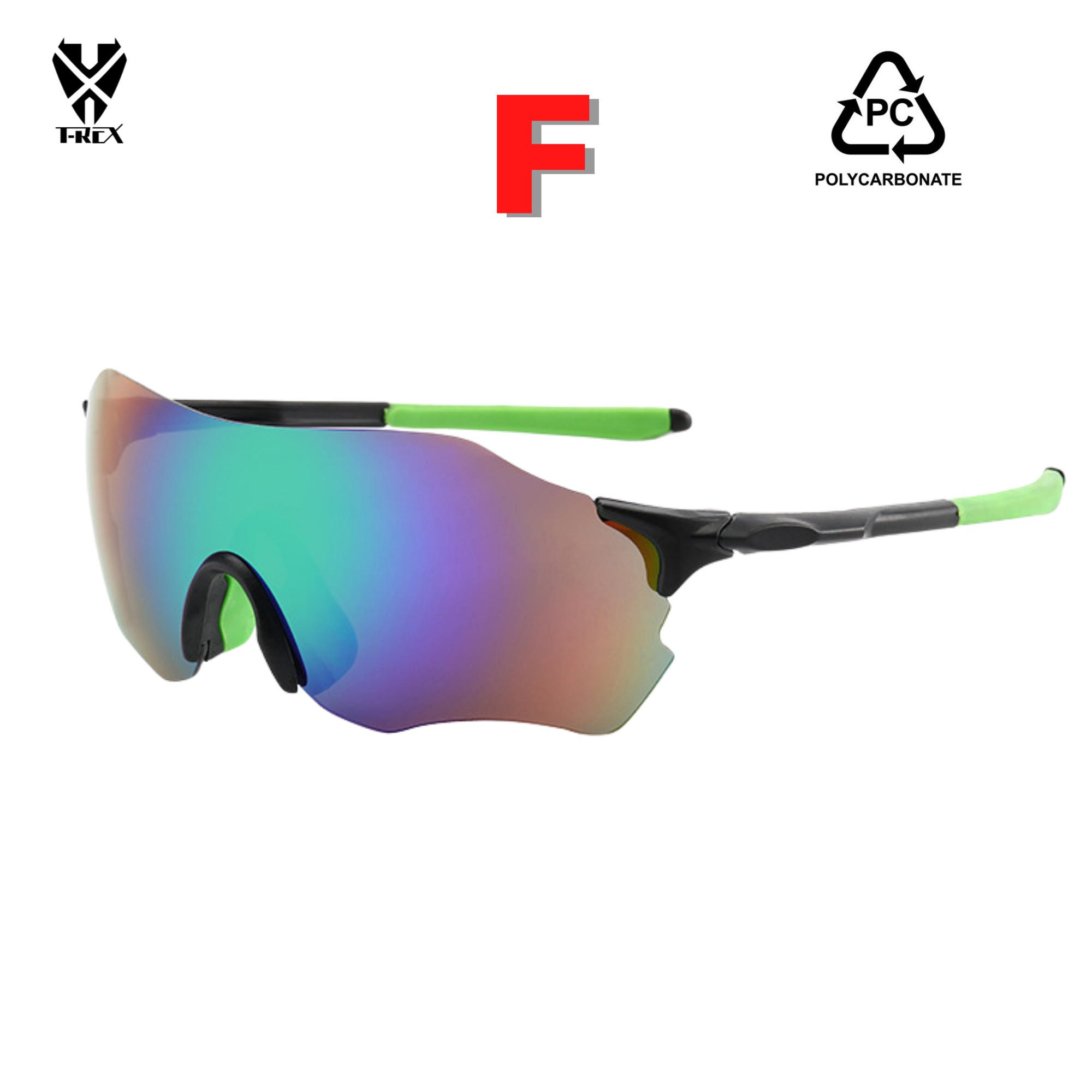 แว่นตาปั่นจักรยาน T-REX รุ่น 866 เลนส์ POLARIZE เลนส์ PC กันแดด กันลม กันฝุ่น UV แว่นกันแดด แว่นปั่น