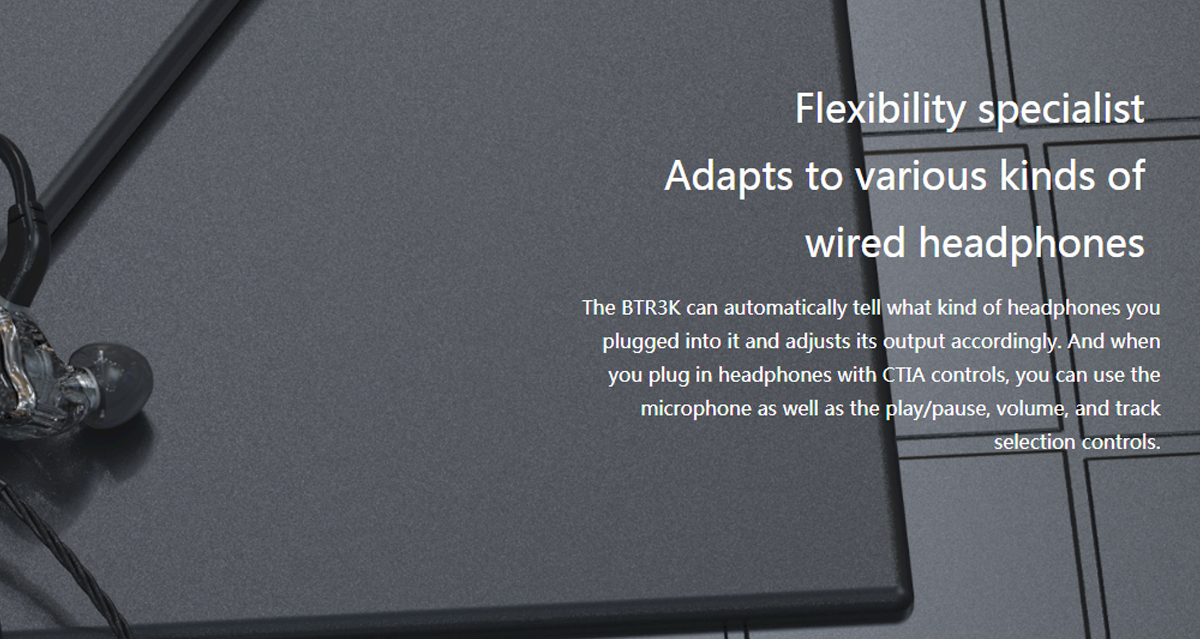 FiiO BTR3K DAC/AMP ตัวรับสัญญาณรองรับ Bluetooth 5.0 aptX , aptX LL , aptX HD , LDAC