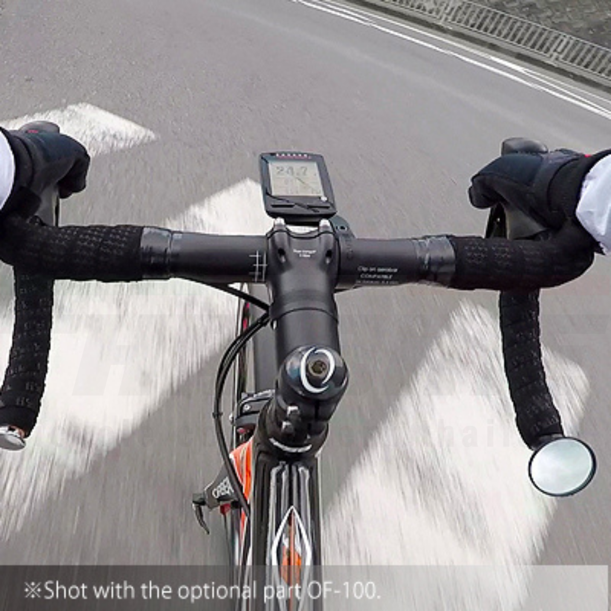 เฉพาะตัวเรือนไมล์ ไมล์ไร้สาย CATEYE PADRONE SMART+, มี GPS, CC-SC100B